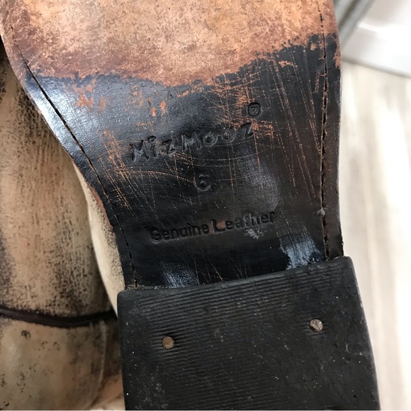 MIZ MOOZ Kactus Western Cowboy Boots Size 6 Rustic Distressed - Picture 8 of 12